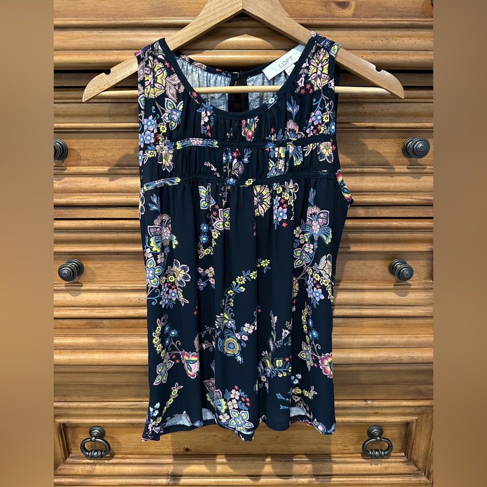LOFT mixed media camisole
